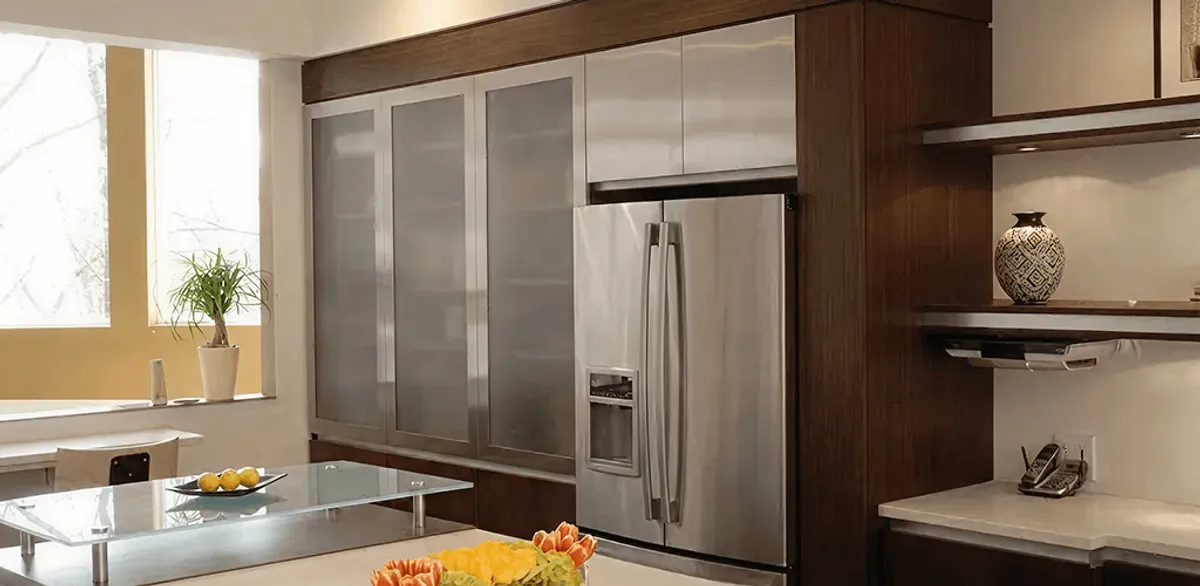 Cabinet door replacement and modern kitchen cabinet upgrade in Naperville, IL